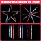 24 Pcs July 4th Patriotic Glow Sticks with Lanyard, Red White and Blue Glow Stick in Different Pattern Designs, 4th of July Light up Accessories for Independence Day, Memorial Day, Veterans Day